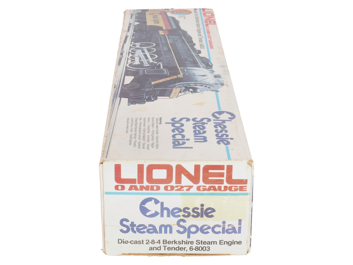 Lionel 6-8003 O Gauge Chessie 2-8-4 Berkshire Steam Locomotive & Tender #8003 LN/Box