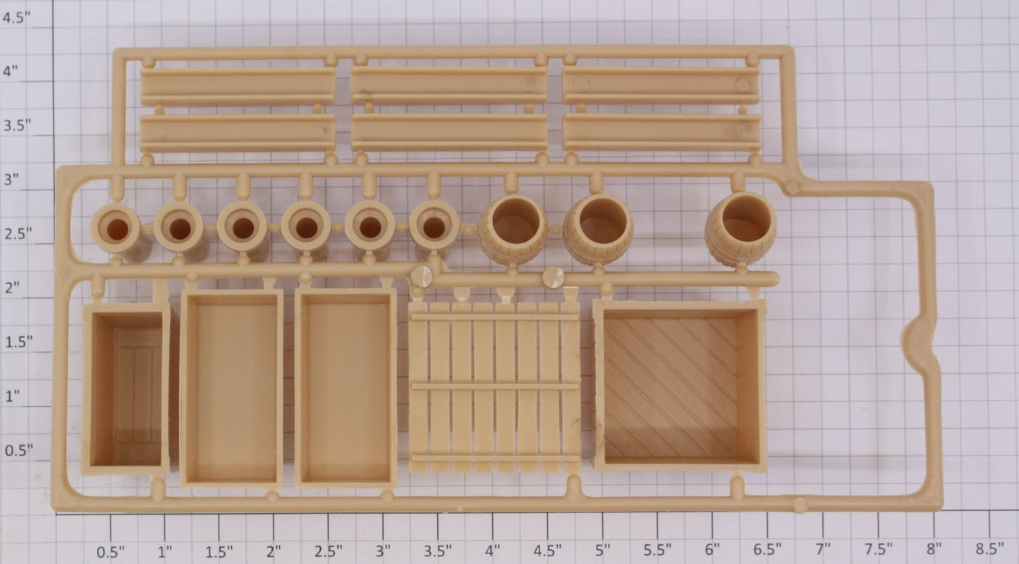 Lionel 30077-35 Beige Animated Gondola Crate Load
