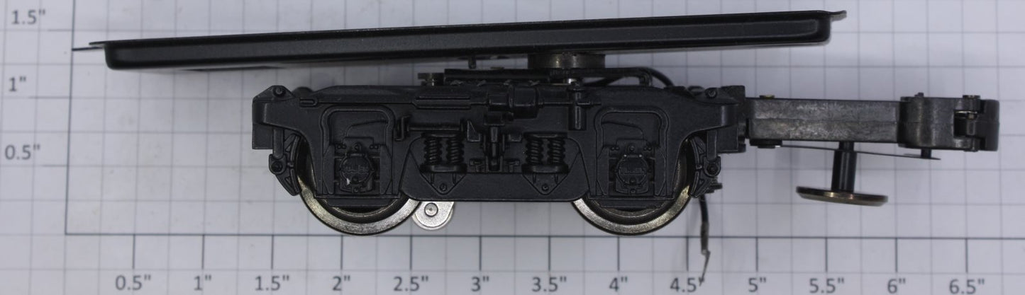 Acme 1210-1 4-Wheel Passenger Car Operating Coupler Truck with Channel Frame
