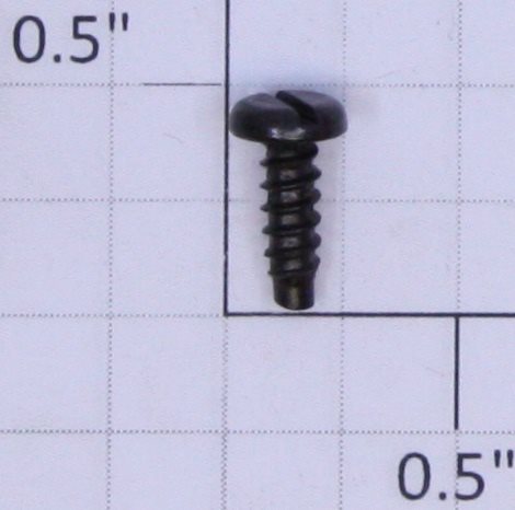 Lionel #5 x 3/8" Black Pan Head Slotted Self Tapping Screw