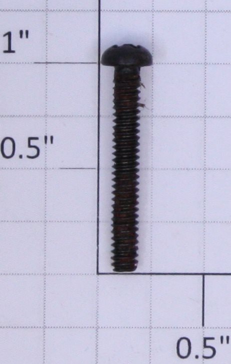 Lionel #6-32 x 1" Black Pan Head Phillips #1656 Motor Mounting Screw