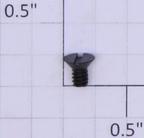 Lionel #6-32 x 1/4" Black Slotted Flat Head Screw