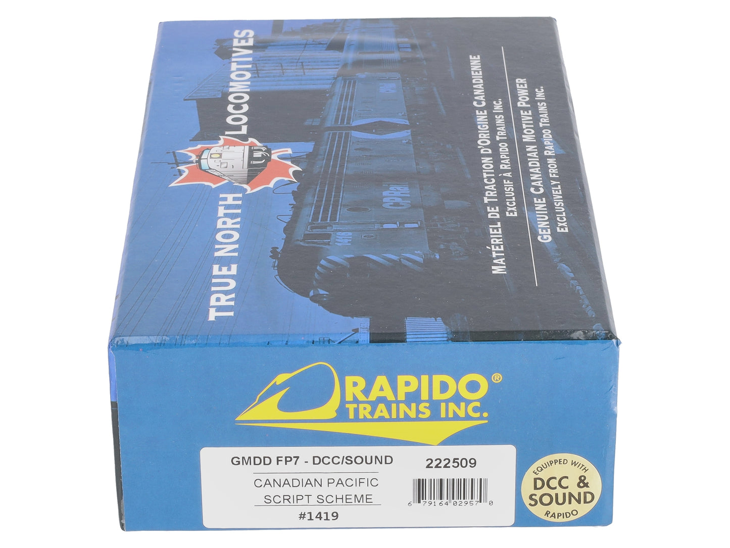 Rapido Trains 222509 HO Canadian Pacific GMD FP7 Diesel Locomotive #1419