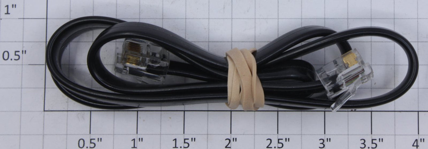 NCE Corporation 5240214 2' Cab Throttle Bus 6-Wire Flat Cable w RJ12 Connectors