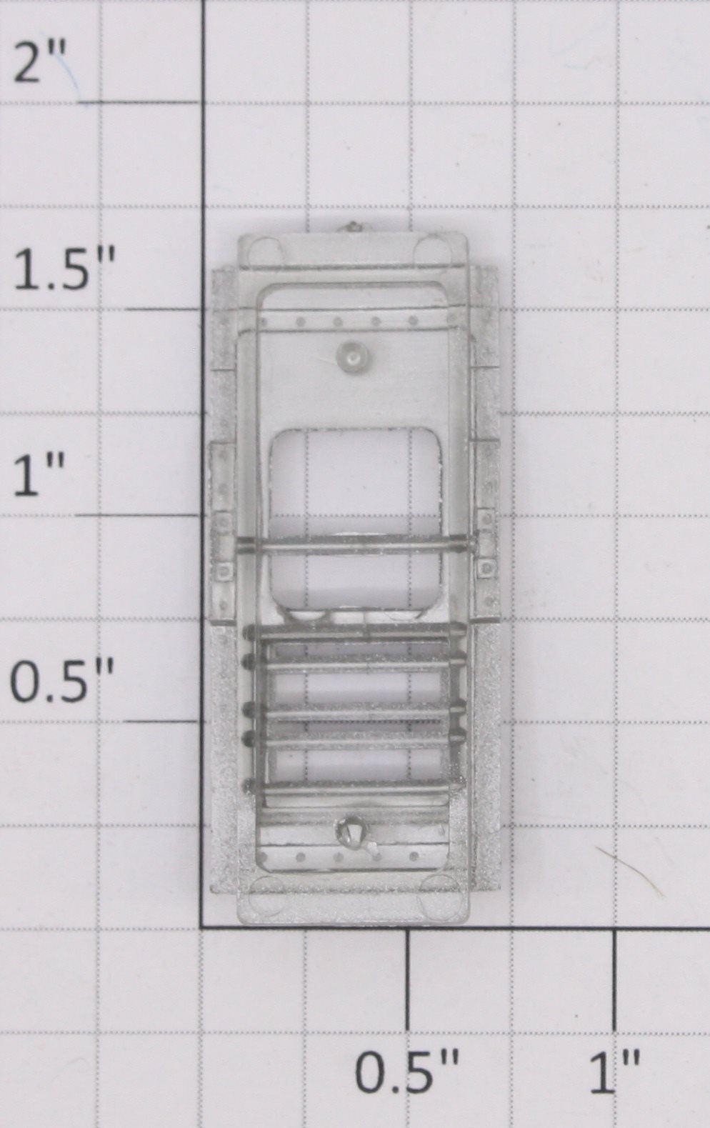 Lionel 2531-12 Observation Car Silver Rear Door without Window Glass