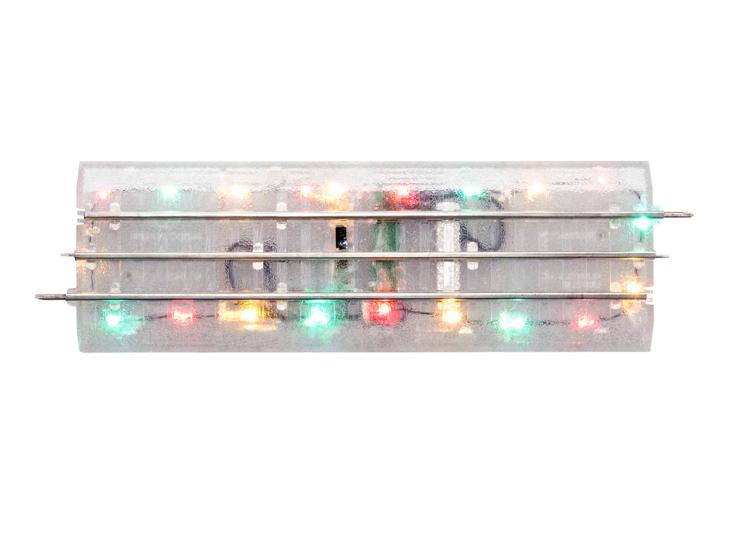Lionel 2025010 O Gauge 10" Straight Fastrack w/ Multi-Colored Lights (Pack of 4) EX/Box