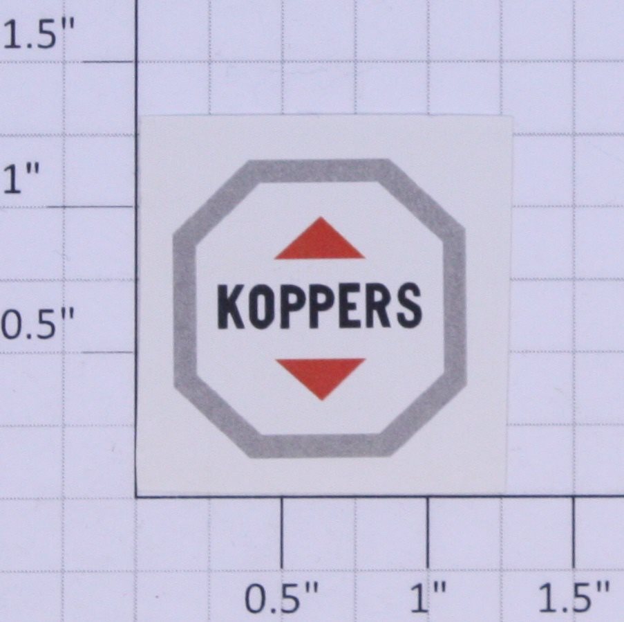 American Flyer 912-01 "Koppers" Sticker Decal for Tank Car