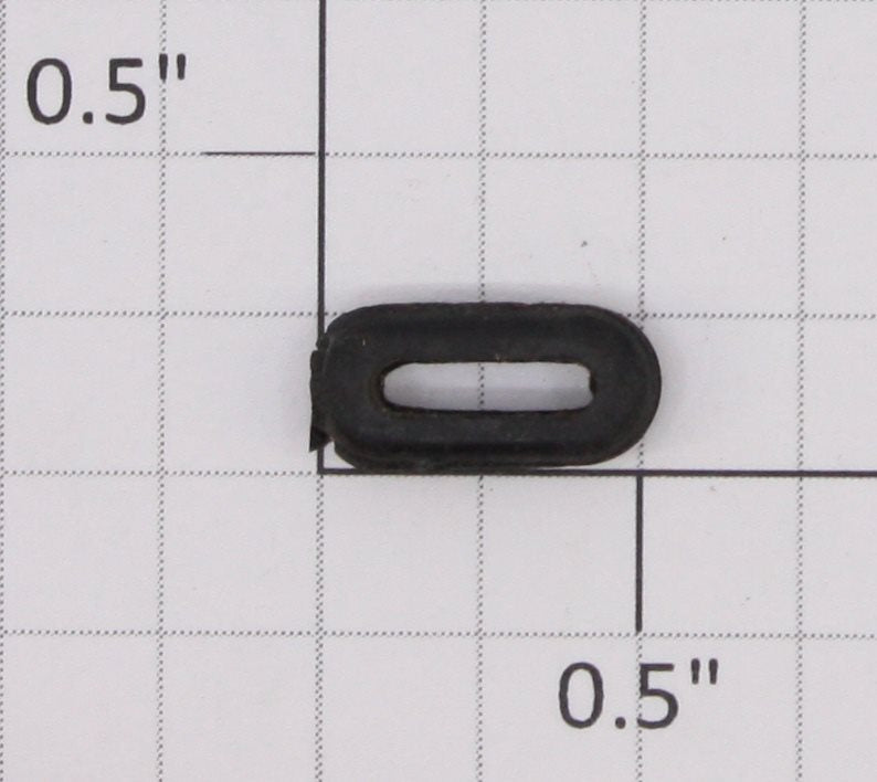 Lionel 6019-11 1/4" x 1/2" Black Oval Grommet