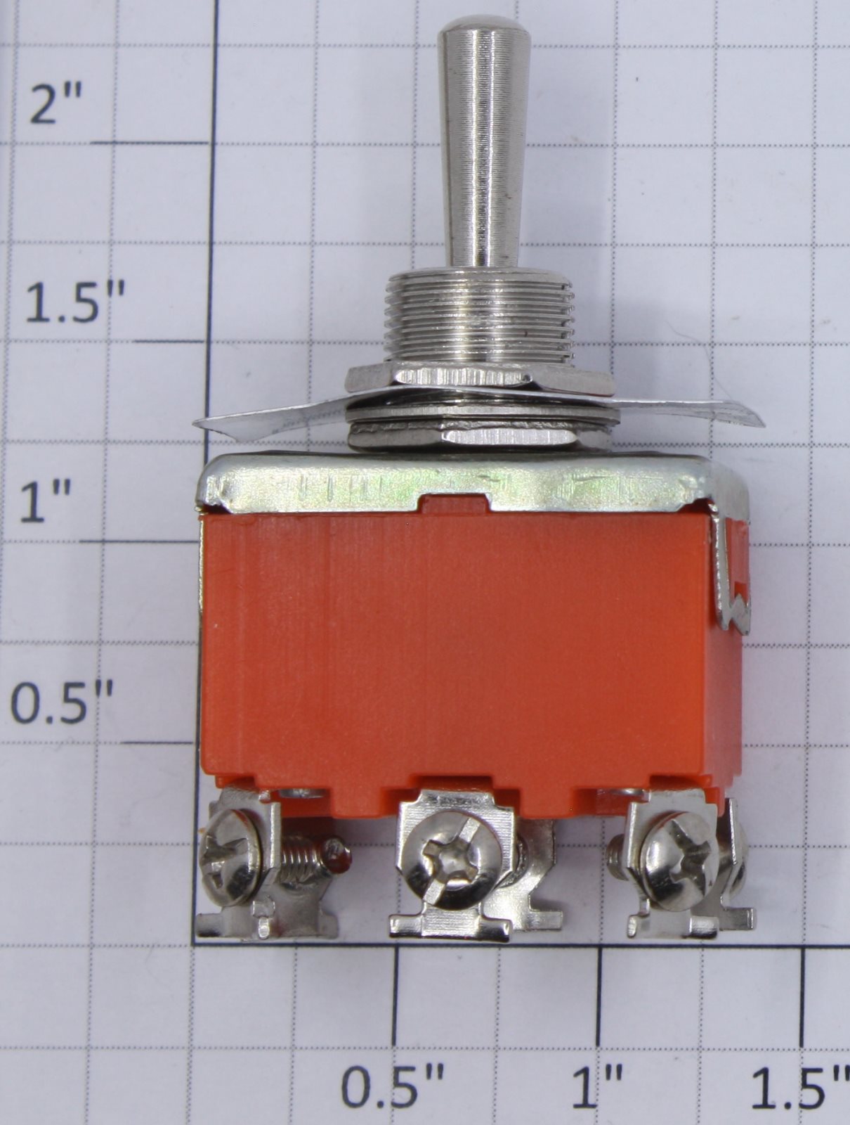 Acme 1010-07 DPDT Heavy Duty On/Off/On Toggle Switch 15A @ 250VAC Packaged