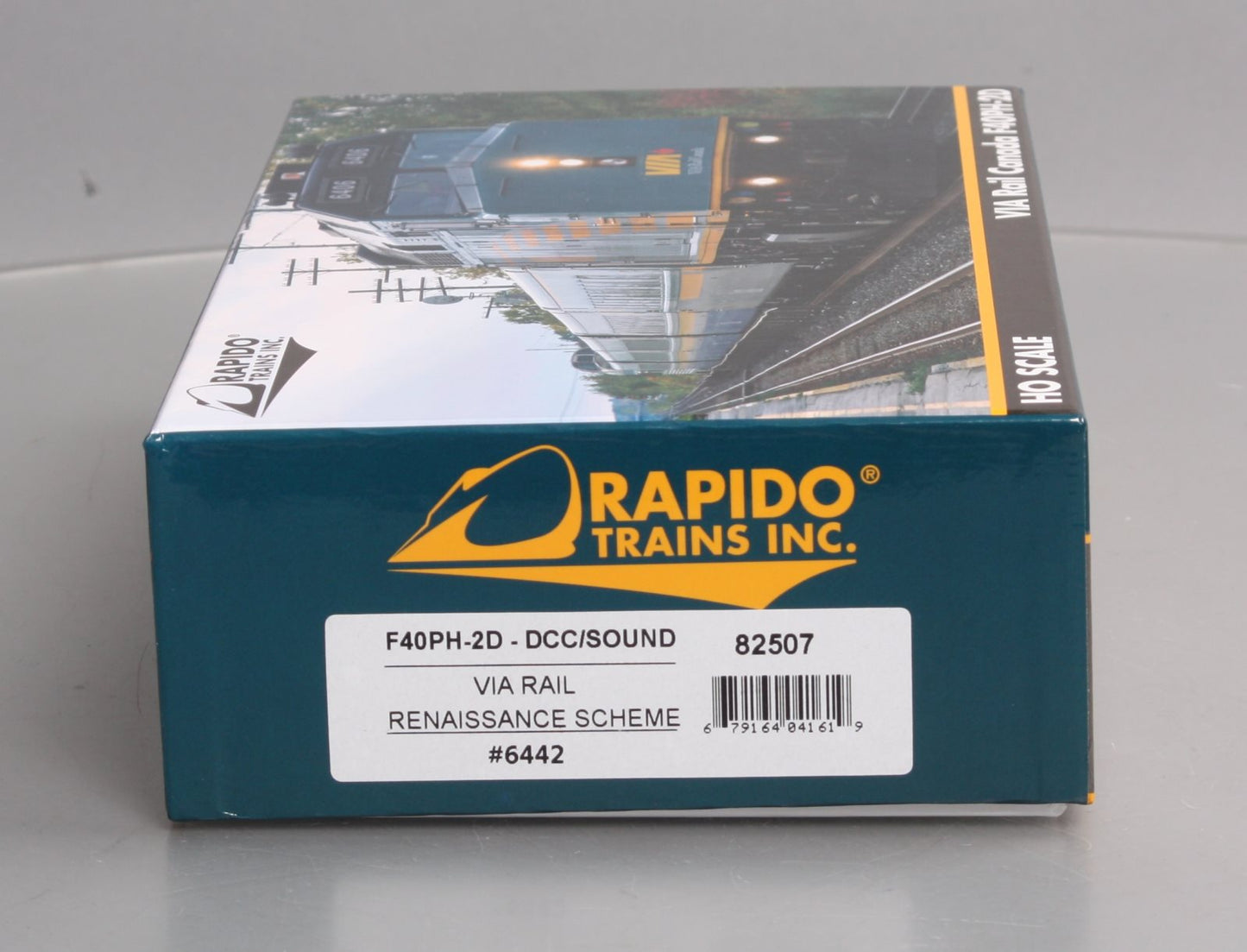 Rapido Trains 82507 HO Via Rail F40PH-2D Diesel #6442 w/ DCC & Sound