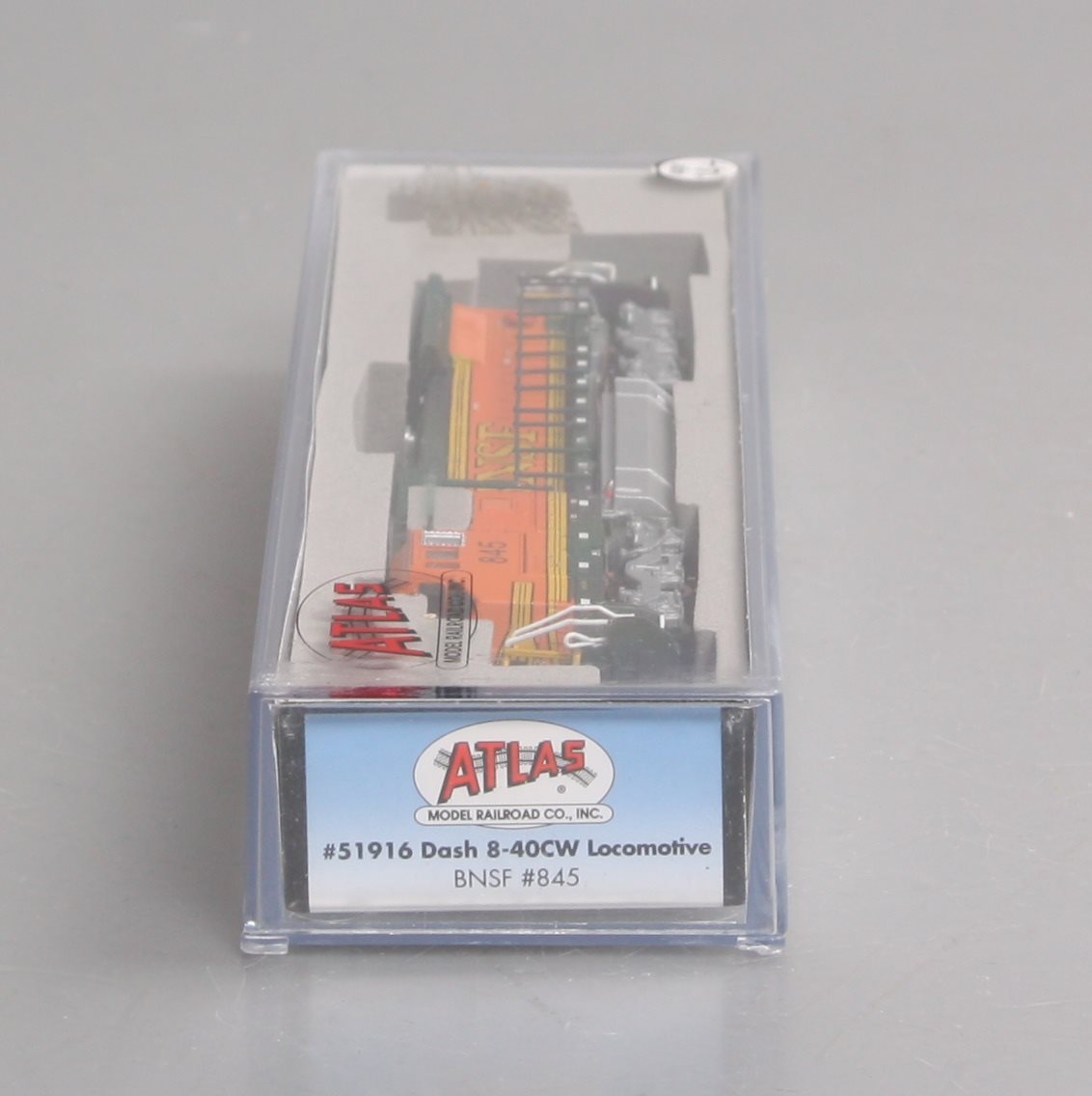 Atlas 51916 N BNSF RTR Dash 8-40CW Diesel Locomotive #845