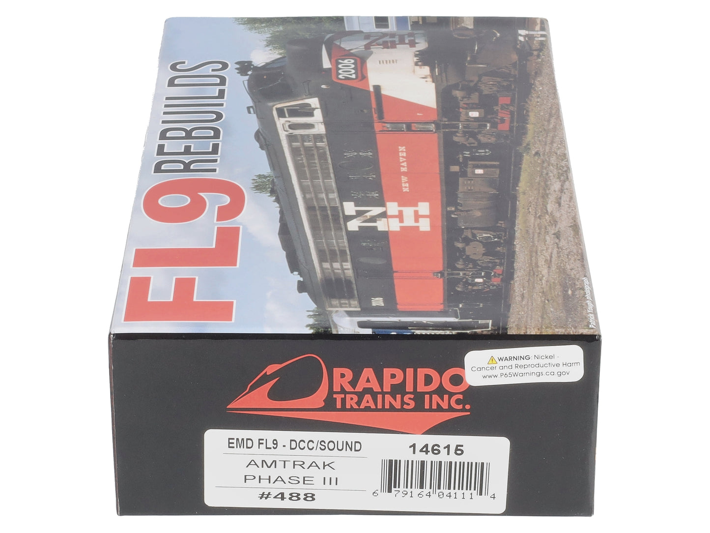 Rapido Trains 14615 HO Amtrak EMD FL9 Diesel Locomotive #488 w/Sound