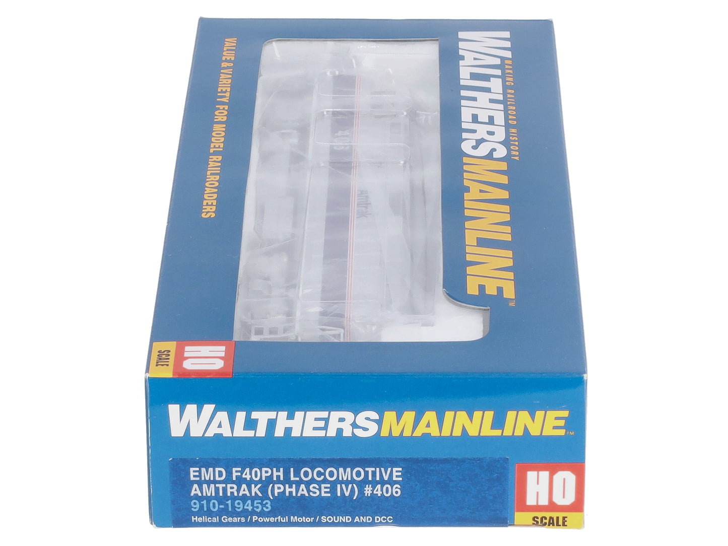 Walthers 910-19453 HO Amtrak EMD F40PH - SoundTraxx Sound & DCC #406