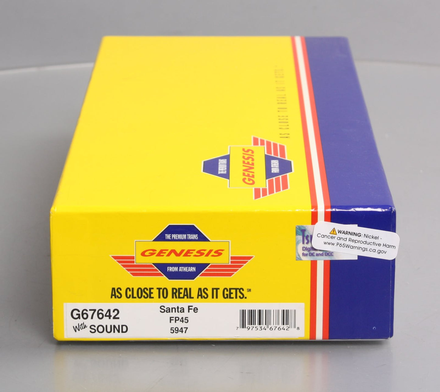 Athearn G67642 HO Santa Fe/Passenger FP45 Diesel Locomotive #5947 w/DCC/Sound