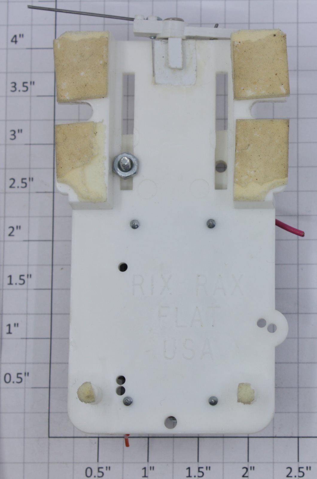 Rix Products 628-4-1 HO Gauge Twin Coil Switch Machine Wired w/ Straight Mount