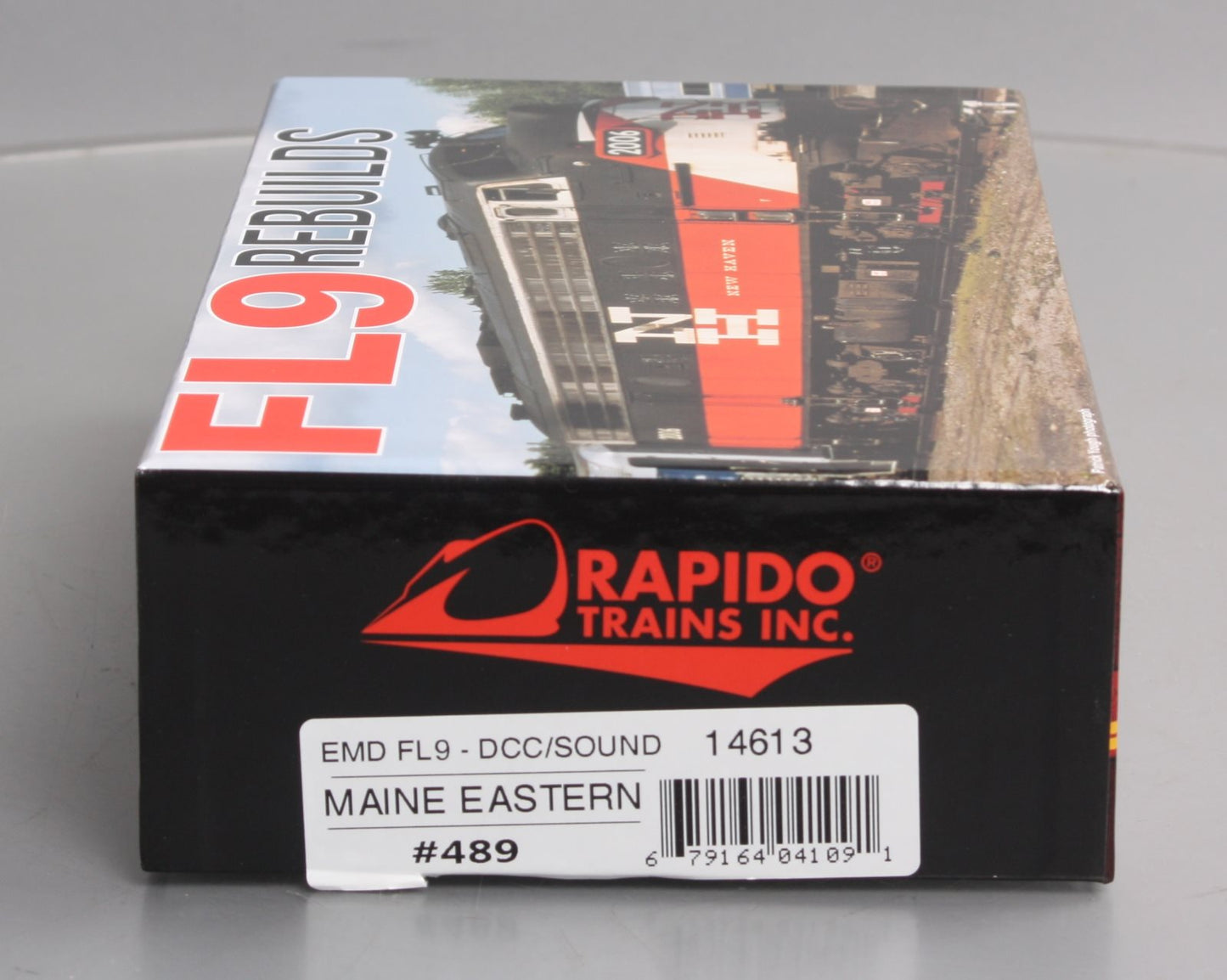 Rapido Trains 14613 HO Maine Eastern EMD FL9 #489 w/DCC/Sound