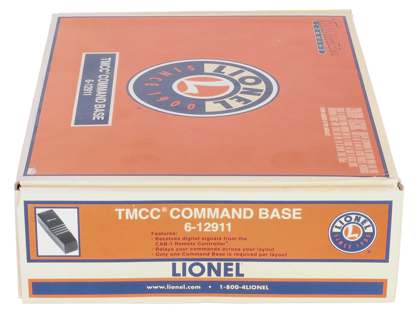 Lionel 6-12911 O Gauge TMCC Trainmaster Command Base LN/Box