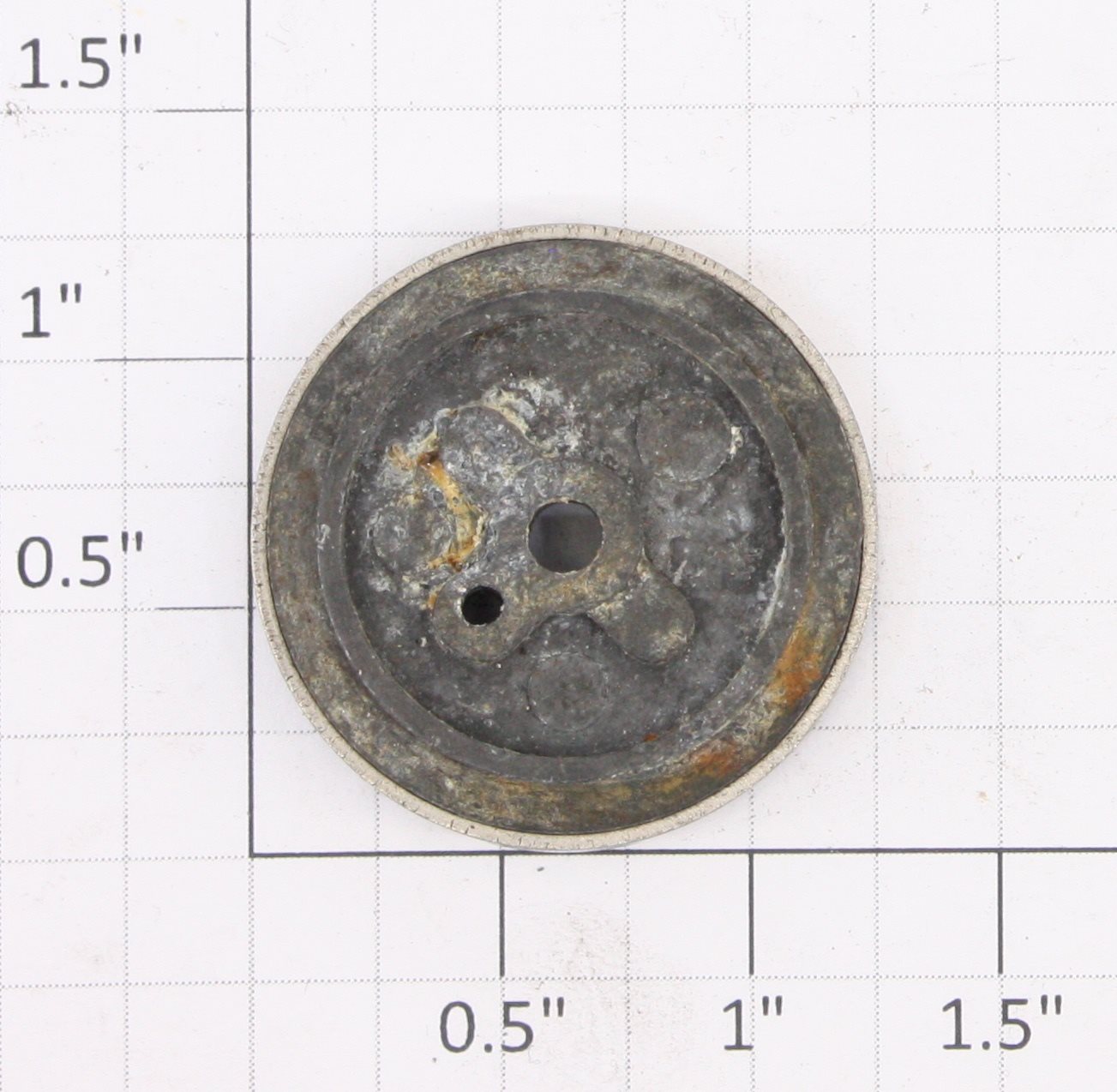 Lionel 726-63 Diecast Plain Baldwin Disc Center Wheel with Nickel Tire