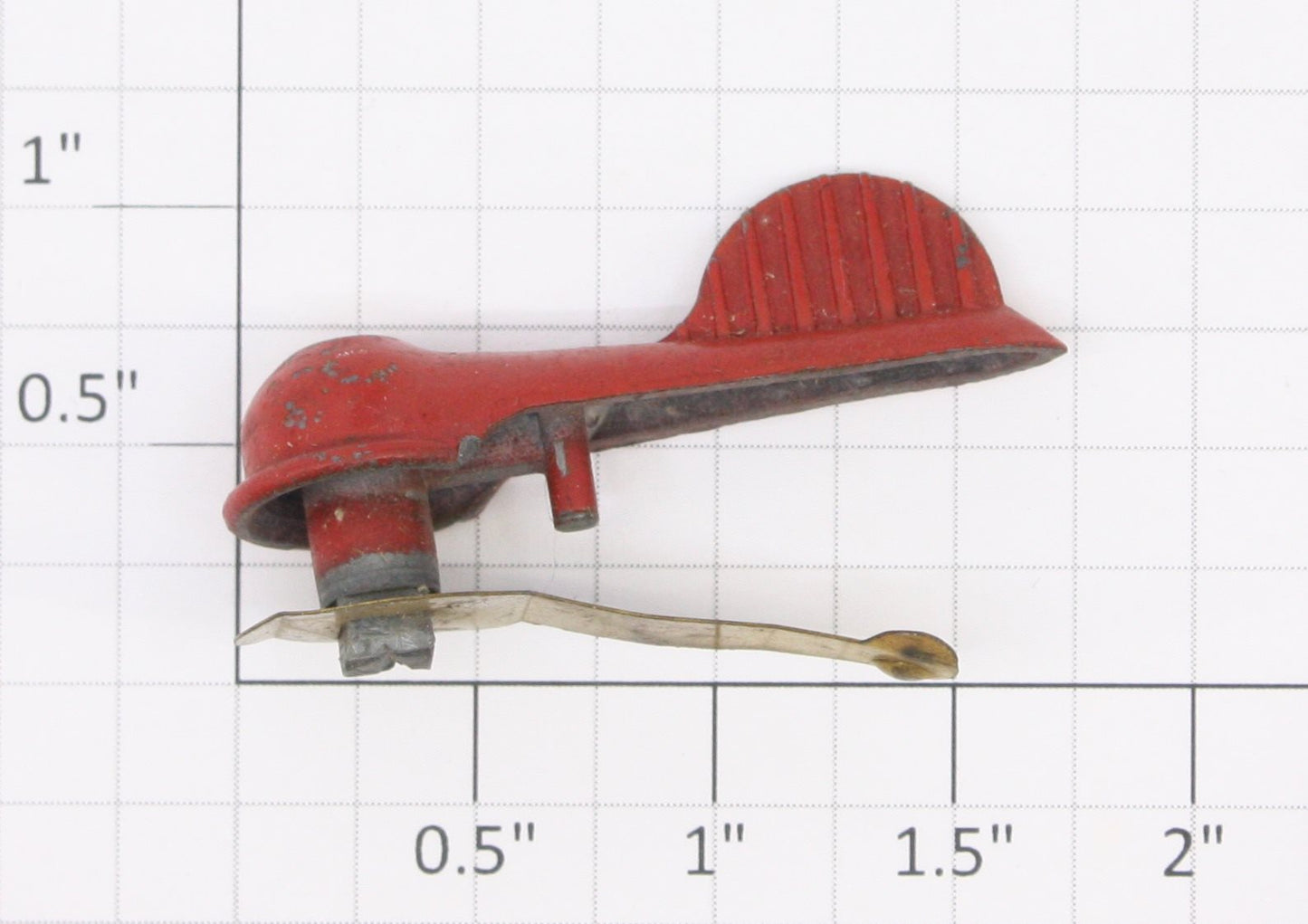 Lionel 1011-29X Red Diecast Controller Handle with Contact Arm