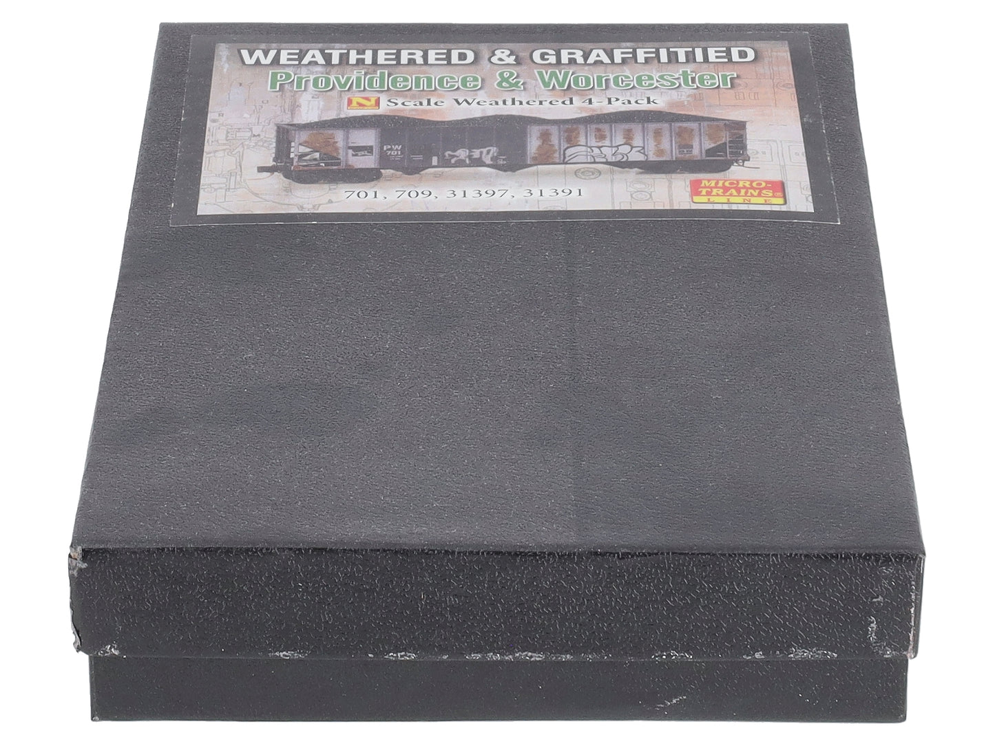 Micro-Trains 99305270 N PW 100-Ton 3-Bay Rib Side Open Hopper w/Load (Set of 4)