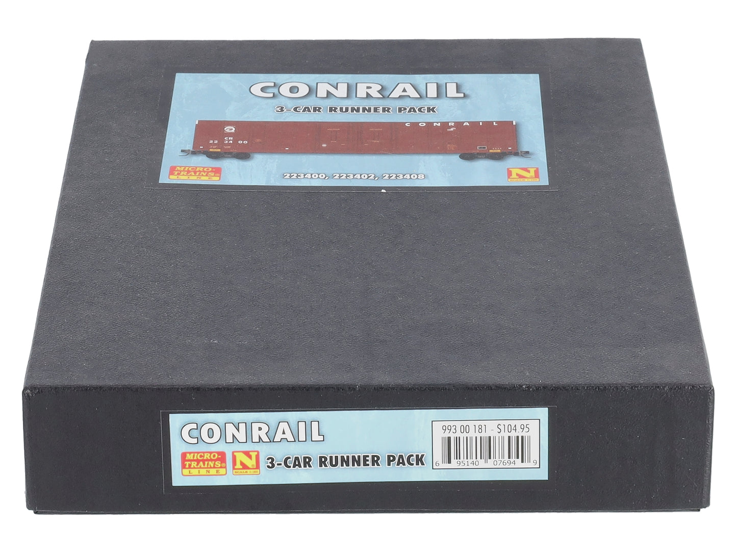 Micro-Trains 99300181 N Conrail 60' High Cube Boxcar Runner Pack (Set of 3)