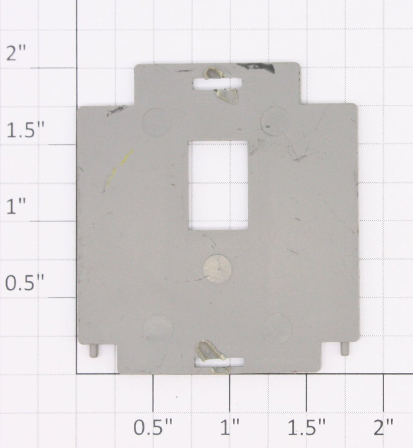Acme 0130-3 Painted Gray Vestibule Inside Door Plate