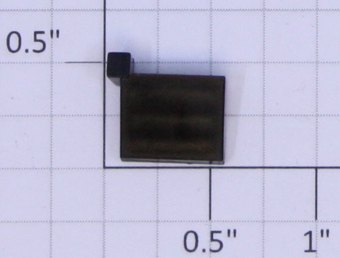 American Flyer 105-L Left Black Plastic Heavyweight Passenger Car Step