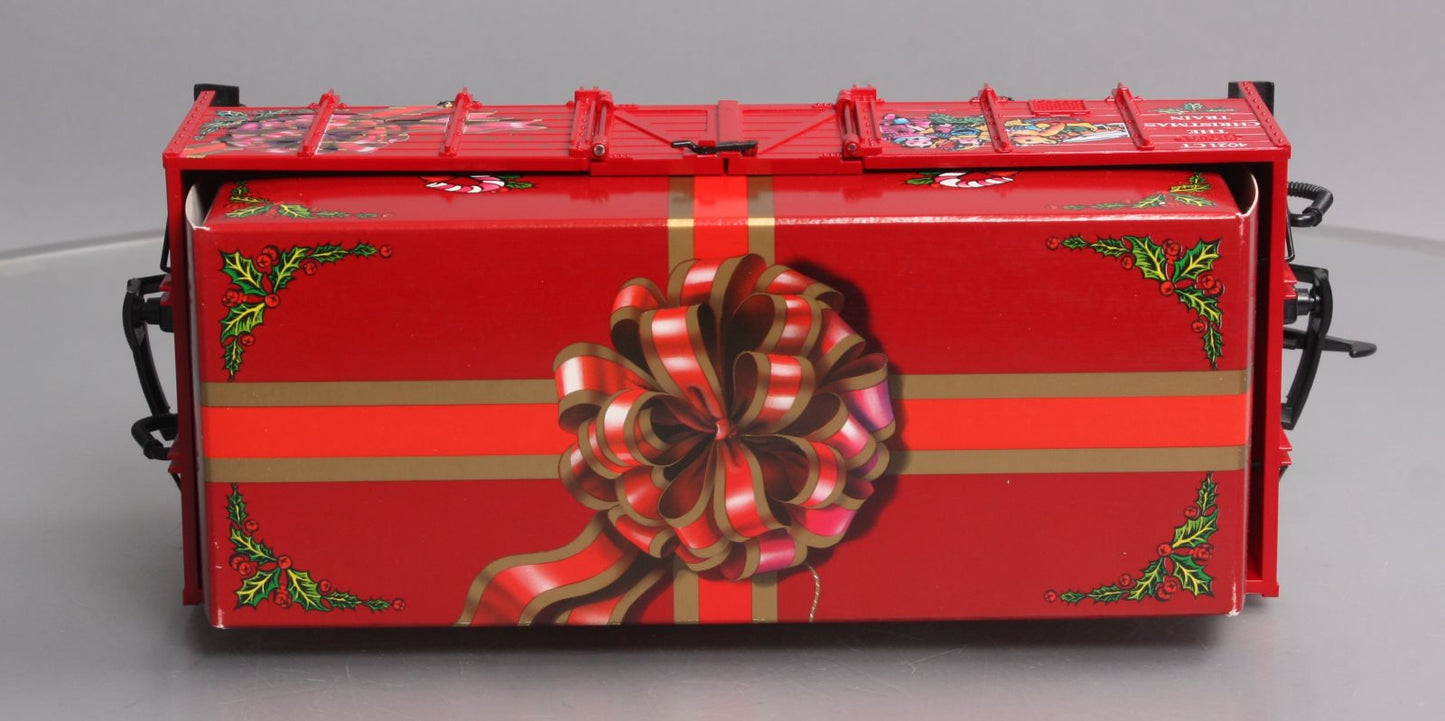 LGB 42210 G Scale The Christmas Train Red Gondola w/Red Gift Box Load LN