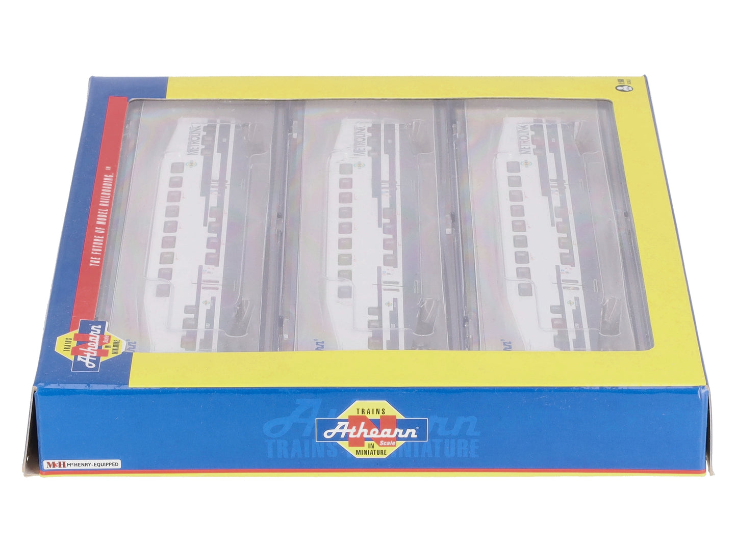 Athearn 10178 N Scale Metrolink Bombardier Coach (Set of 3) EX/Box