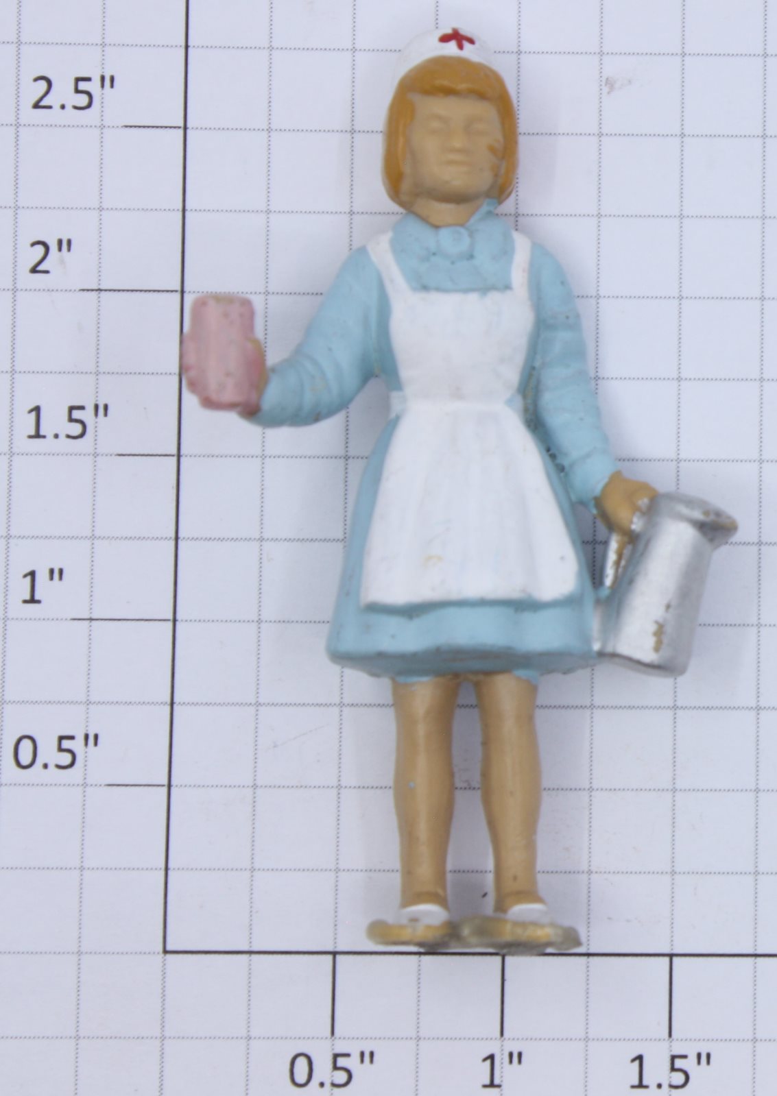 LGB 0227-23 G Scale LGB Standing Nurse in Blue Dress Figure