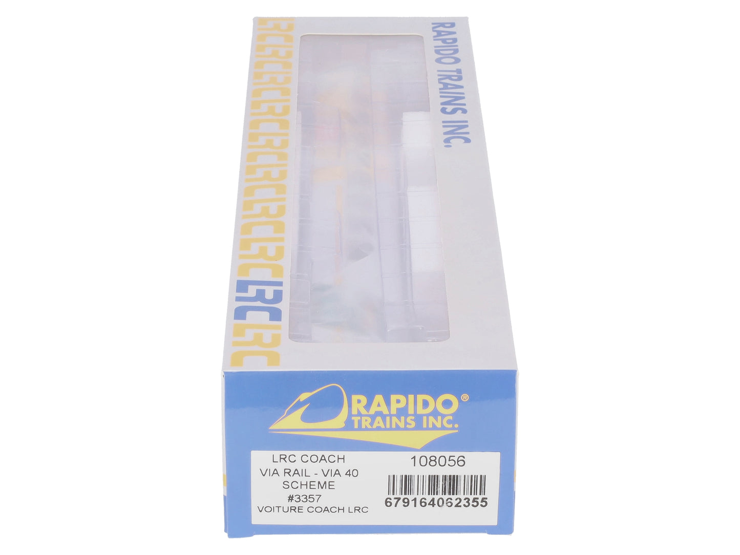 Rapido Trains 108056 HO VIA Rail LRC Coach Car #3357