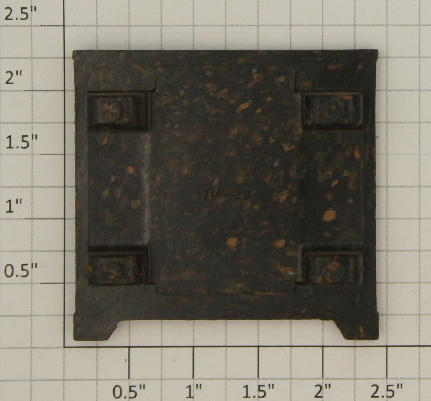 Lionel 714-20 Prewar Black Boxcar End 714 714K 2954