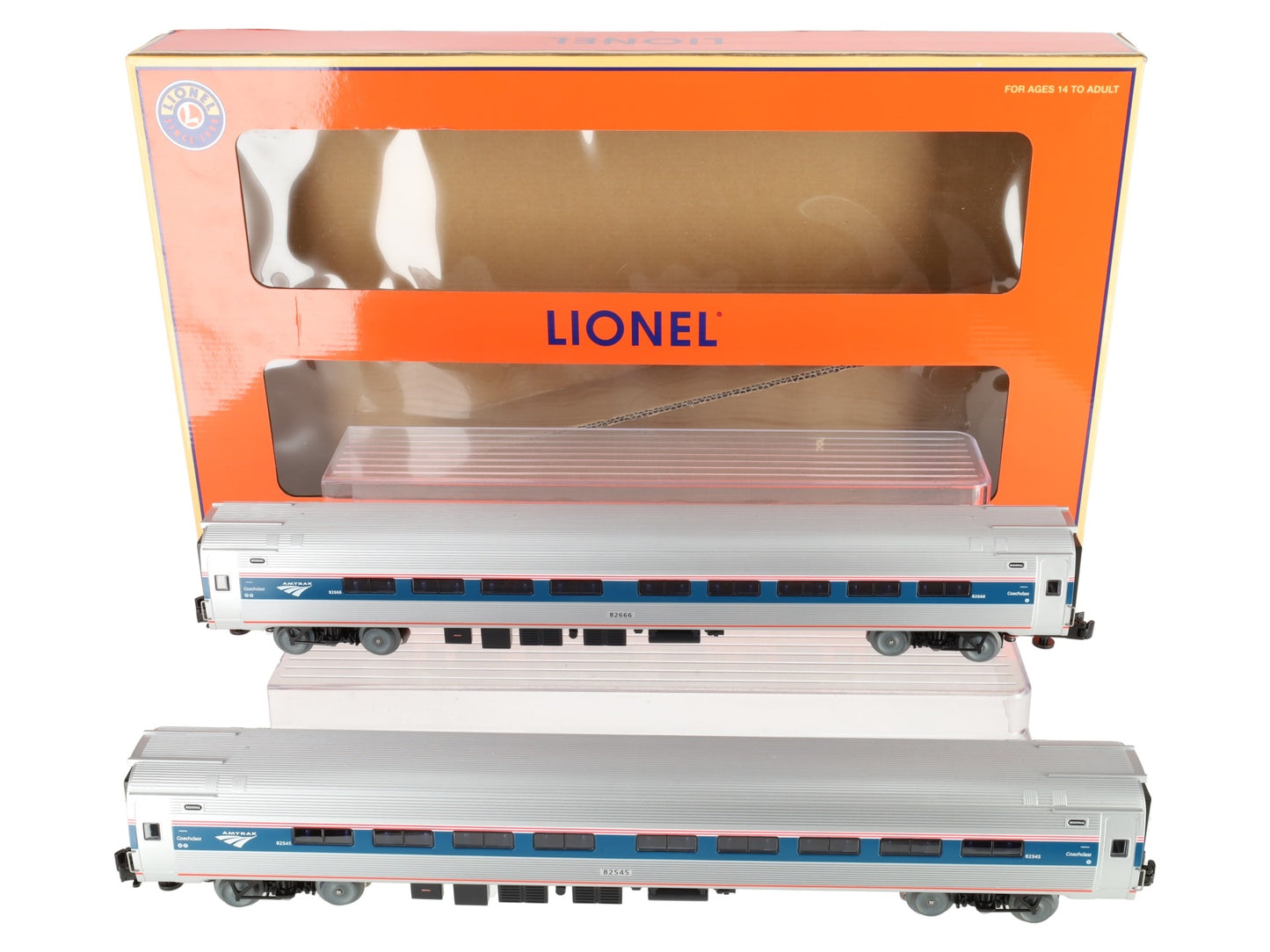 Lionel 2227310 O Amtrak Amfleet Phase VI Coach Car (Set of 2)