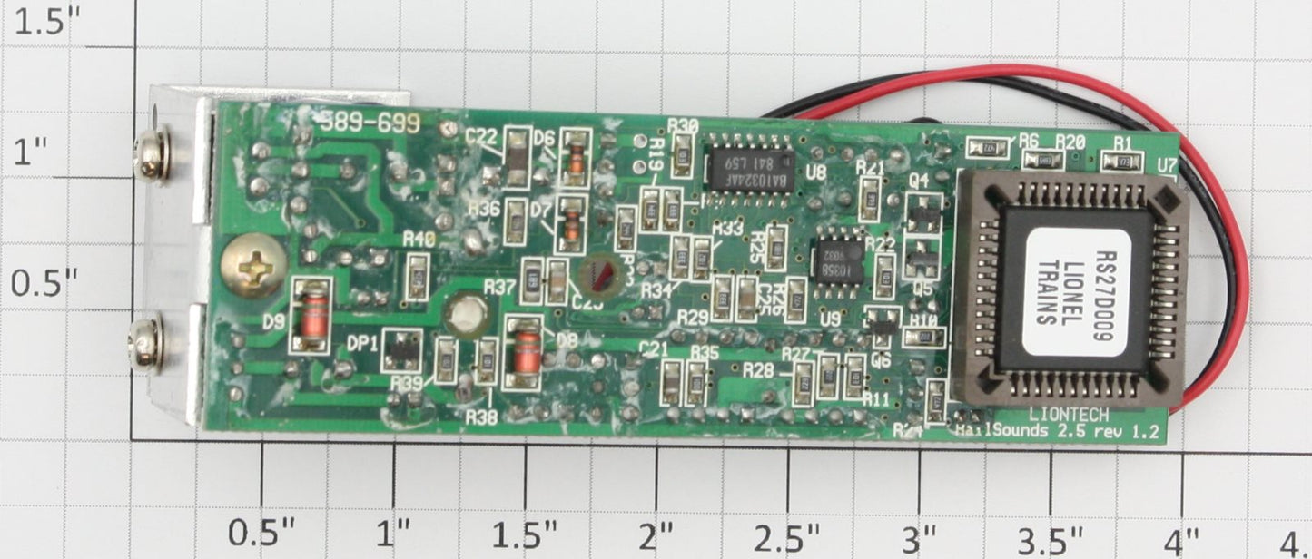 Lionel 691PCB109A EL F-3B Railsounds 2.5 PCB Circuit Board (6-18196)