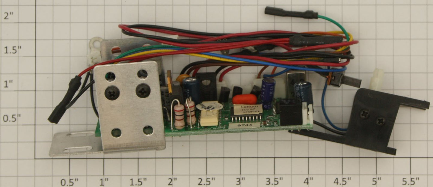 Lionel 6108056556 LCRU 2 PCB Circuit Board W/ Harness (1 Motor-Steam)