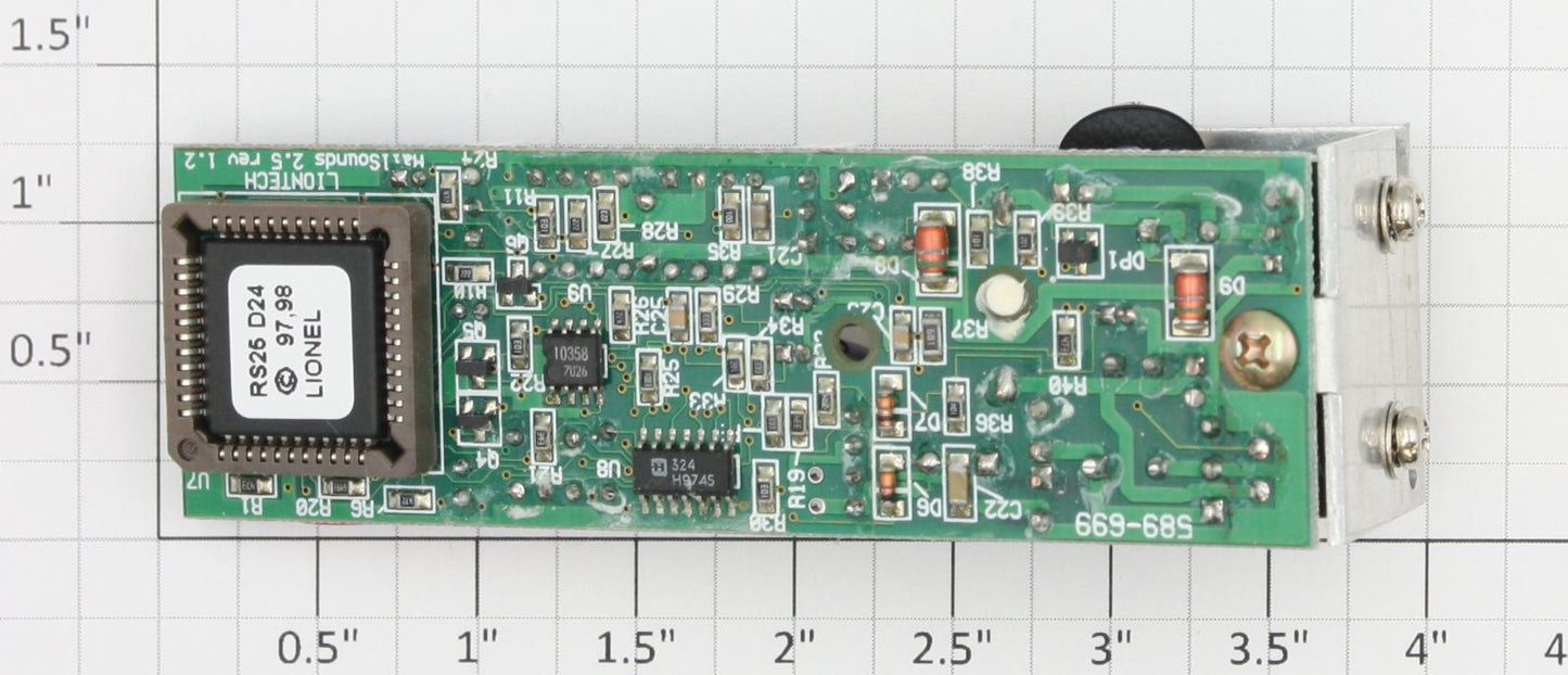 Lionel 691PCB1034 MILW F-3B #2378B Railsounds 2.5 PCB Circuit Board