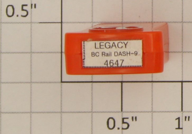 Lionel 691MM39569 MEMORY MODULE / DASH-9 / BC RAIL #4647