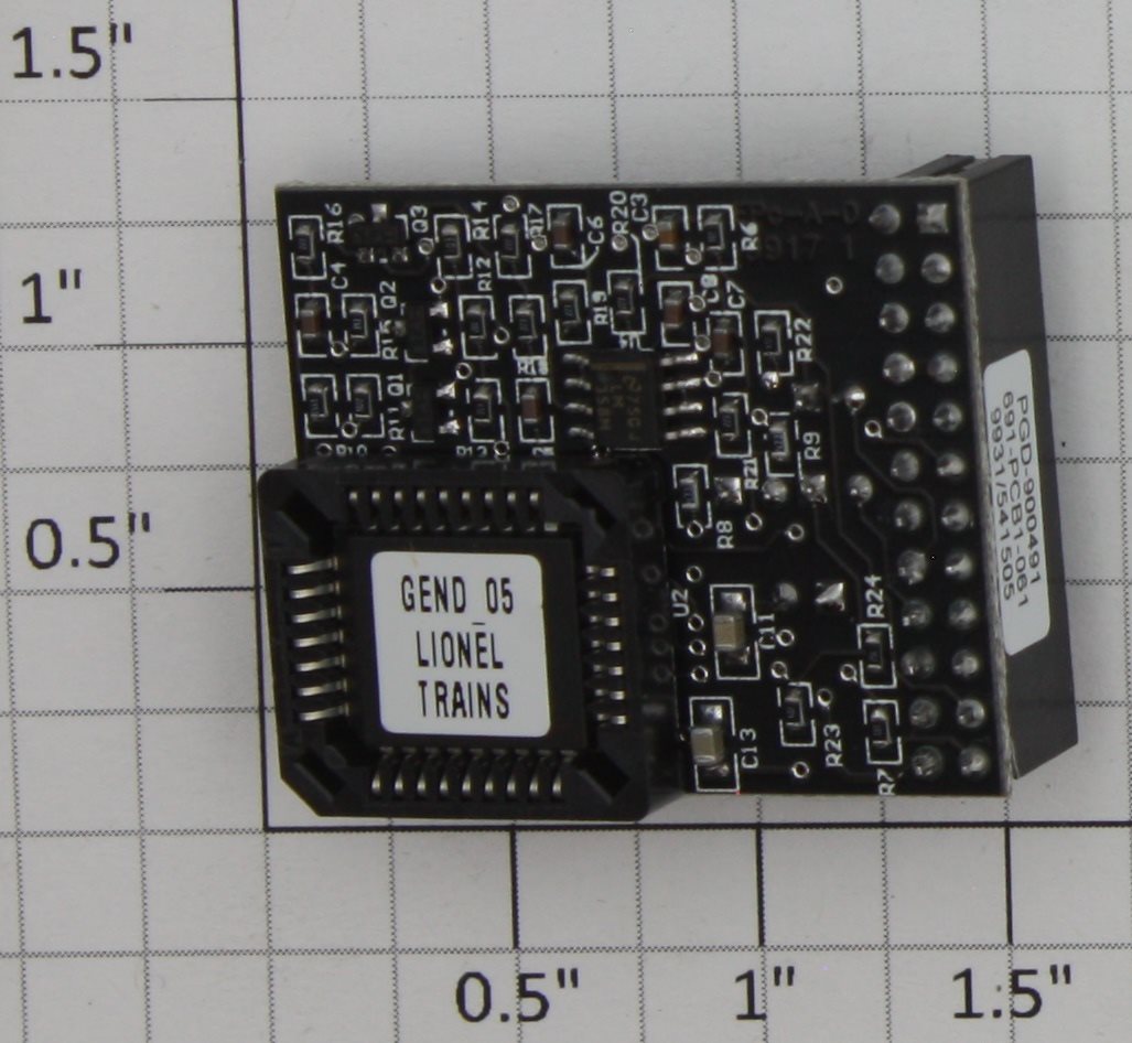 Lionel 691PCB104C Railsounds 4.0 PCB Circuit Board - Chip RS25D25