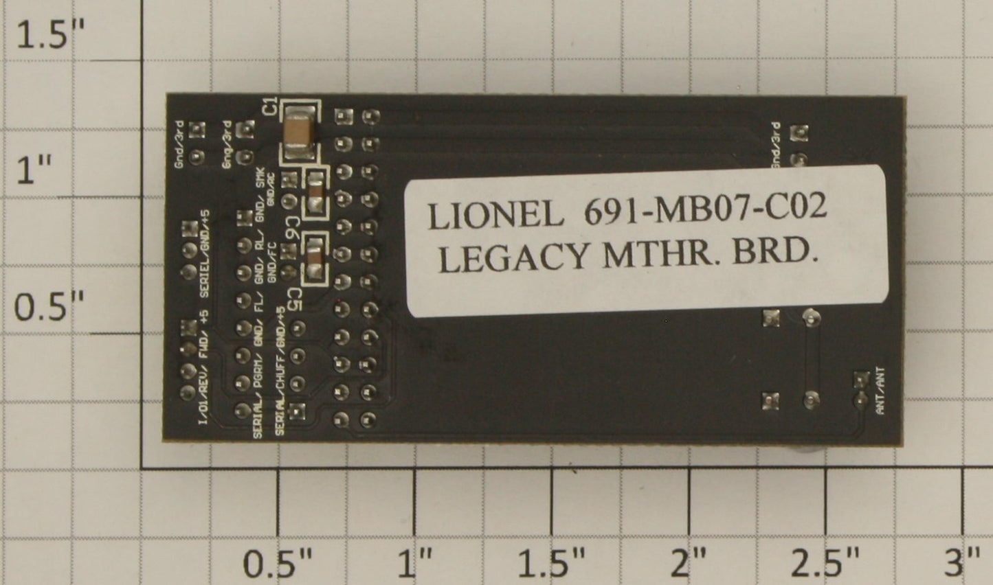Lionel 691MB07C02 MOTHERBOARD / STEAM ENGINE