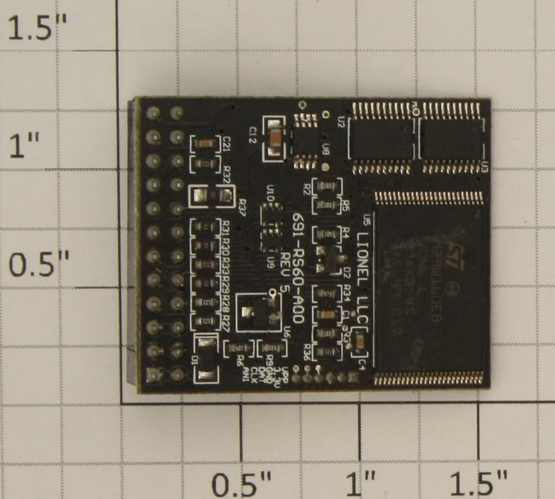 Lionel 691RS60109 5-Chime Horn GP-7 Railsounds 6.0 PCB Circuit Board