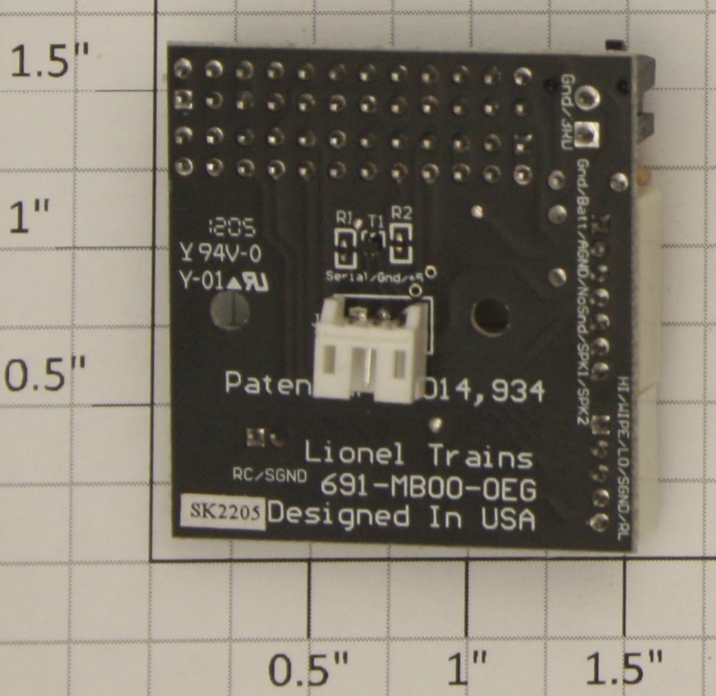 Lionel 691MB000EG Railsounds 4.0 / 5.0 Tender Motherboard