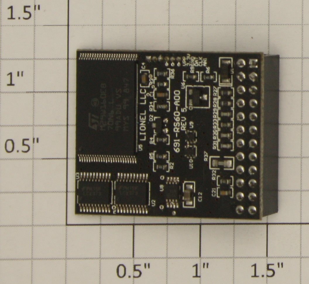 Lionel 691RS60101 GE ES44AC Hybrid # 2010 Railsounds 6.0 PCB Circuit Board