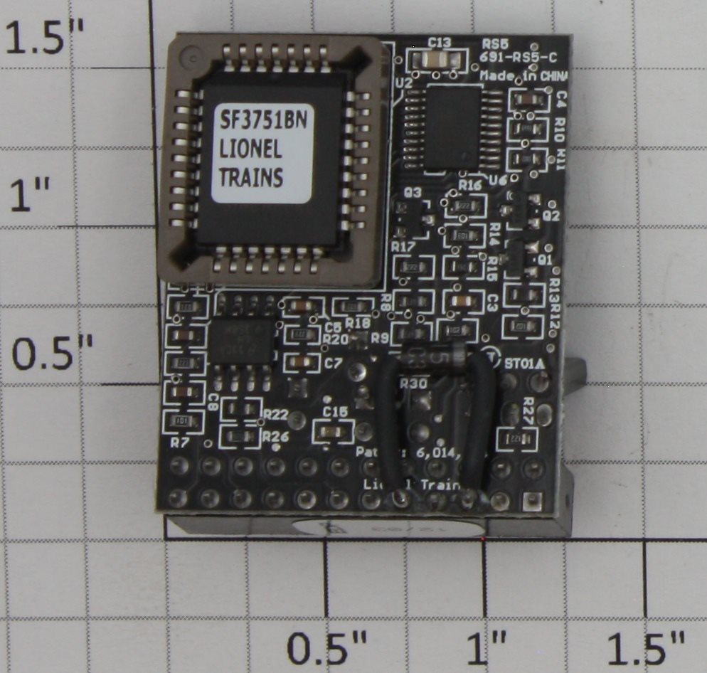 Lionel 691RS50001 AT&SF Northern # 3751 Railsounds 5.0 PCB Circuit Board