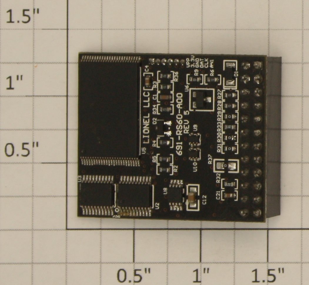 Lionel 691RS6010B UP "BSA" ES44AC Hybrid #2010 Railsounds 6.0 PCB Circuit Board