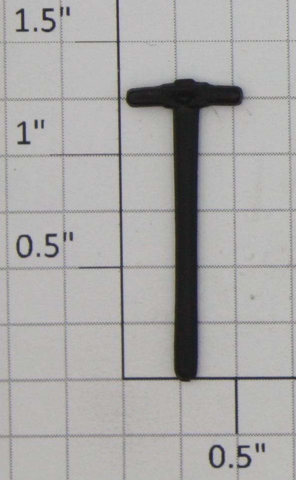Lionel 87207-235 G Gauge Black Plastic Sledgehammer Tool