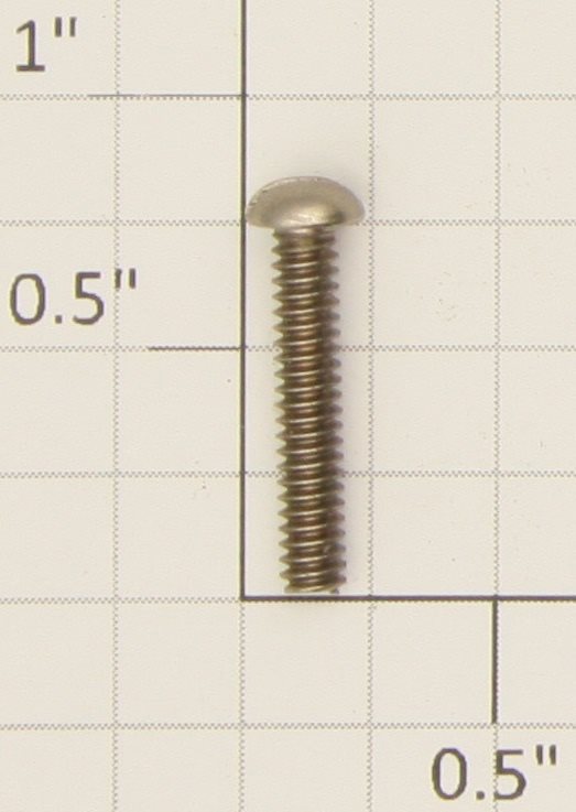 American Flyer S-18 #6-32 x 3/4" Nickel Round Head Slotted Screw
