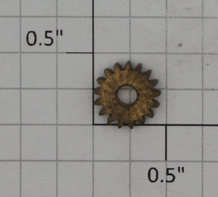 Lionel 622-36 17-Tooth Brass Pinion Gear