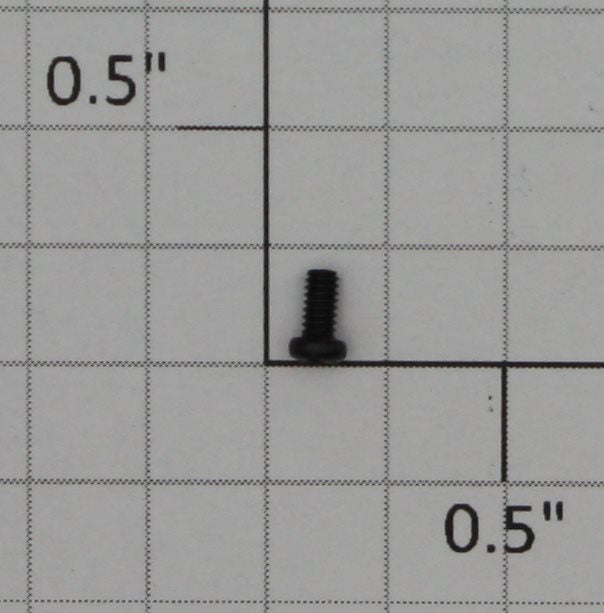 Lionel 14572-184 2 x 3.8 x .4 mm Black Phillips Pan Head Screw