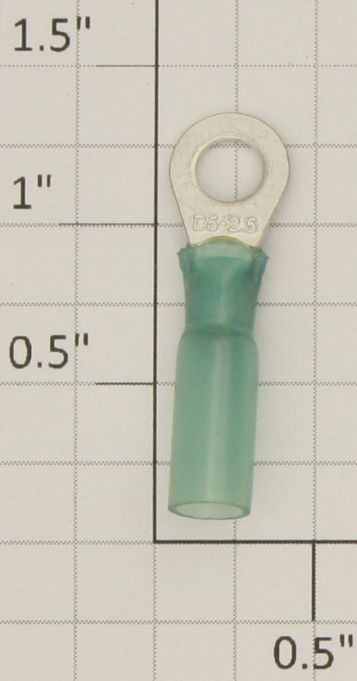 Acme D5-2.5 D5-2.5 #10 Round Solder Lug with Plastic Wrap
