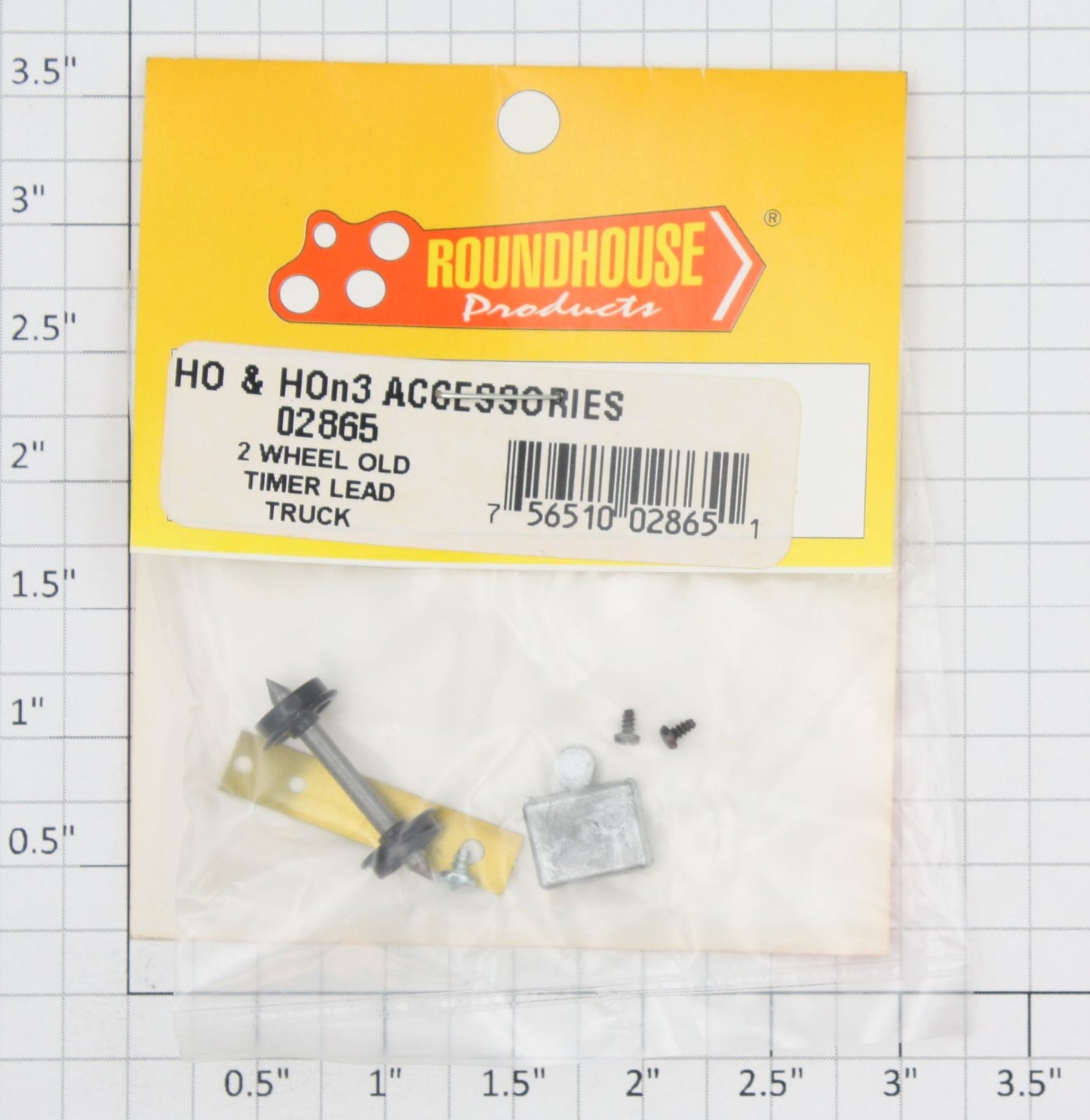 Roundhouse 02865 HO 2-Wheel Prairie Lead/Pilot Truck Assembly